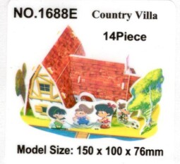 48145-6 3D puzzle PLATE - VILA